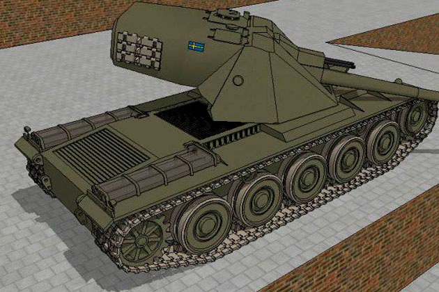 Kranvagn шведский танк