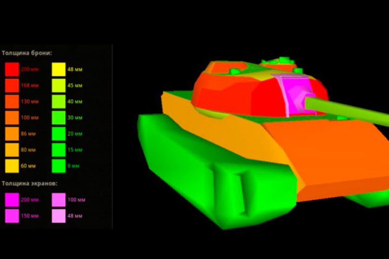 Схема бронирования танков world of tanks ис