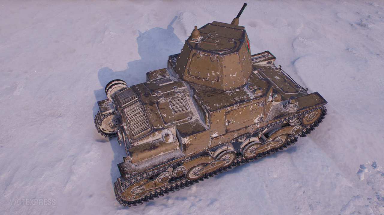 L6/40 танк 2 уровня ИТАЛИЯ