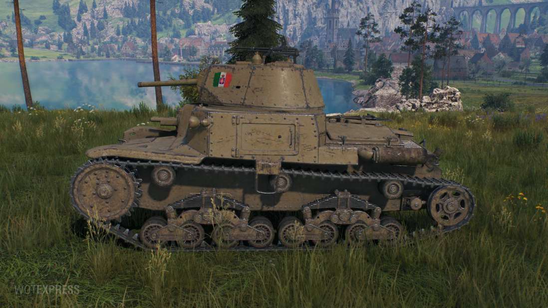 M14/41 танк 2 уровня ИТАЛИЯ
