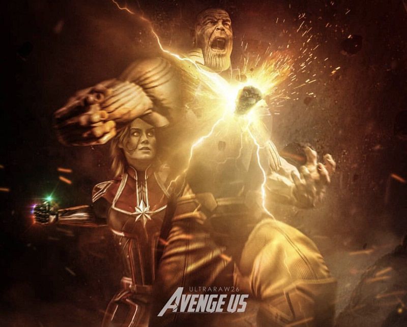 Фан-постер фильма "Мстители 4" от ultraraw26
