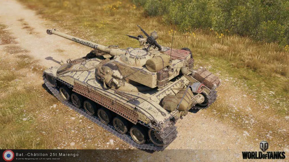 Bat-Chatillon 25 t в 3D-Стиле